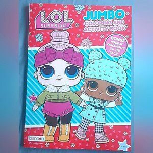 New LOL Surprise Christmas Coloring and Activity Book